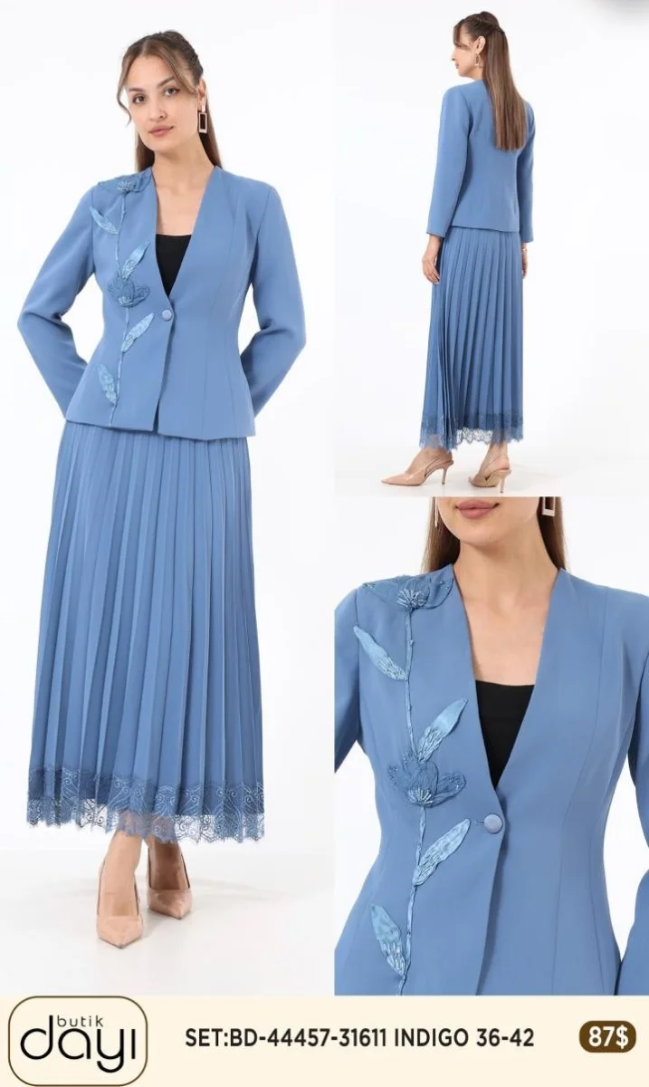 Костюмы и комплекты LA LUCE (Navy, модель 44457) оптом