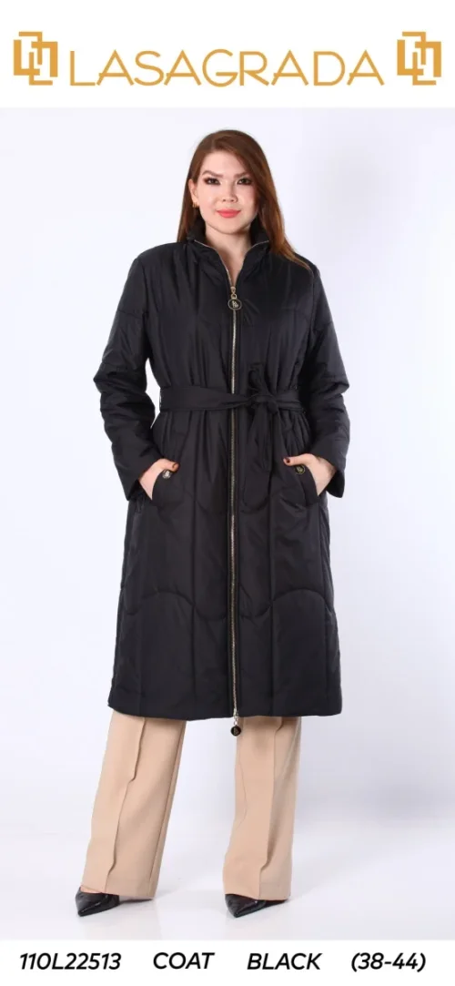 Пальто LASAGRADA (Black, модель OL22513) оптом