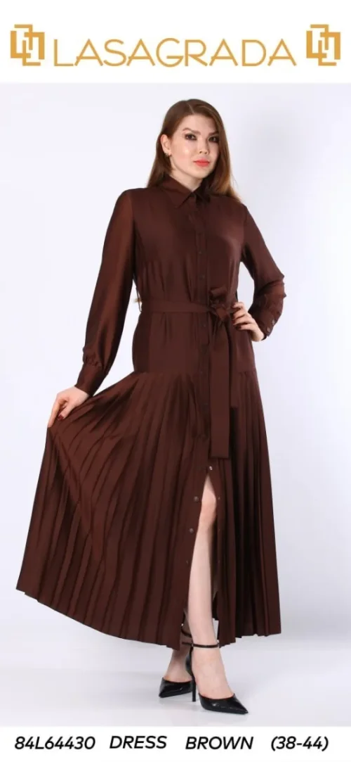 Платье LASAGRADA (Brown, модель L64430) оптом