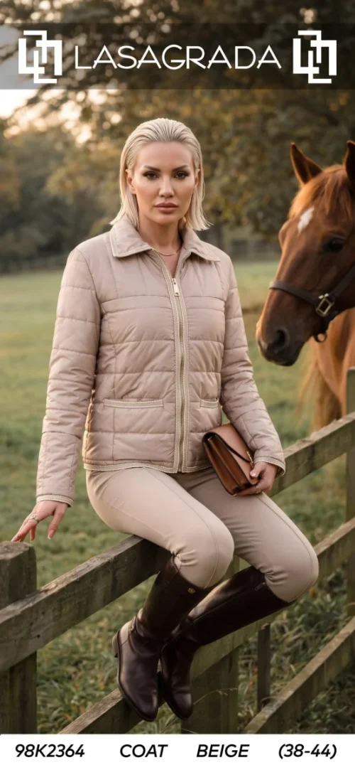Куртка LASAGRADA (Beige, модель K2364) оптом