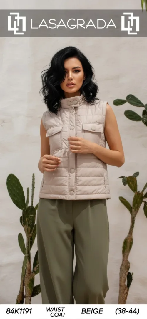 Жилет LASAGRADA (Beige, модель K1191) оптом