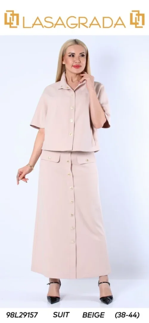 Костюмы и комплекты LASAGRADA (Beige, модель L29157) оптом