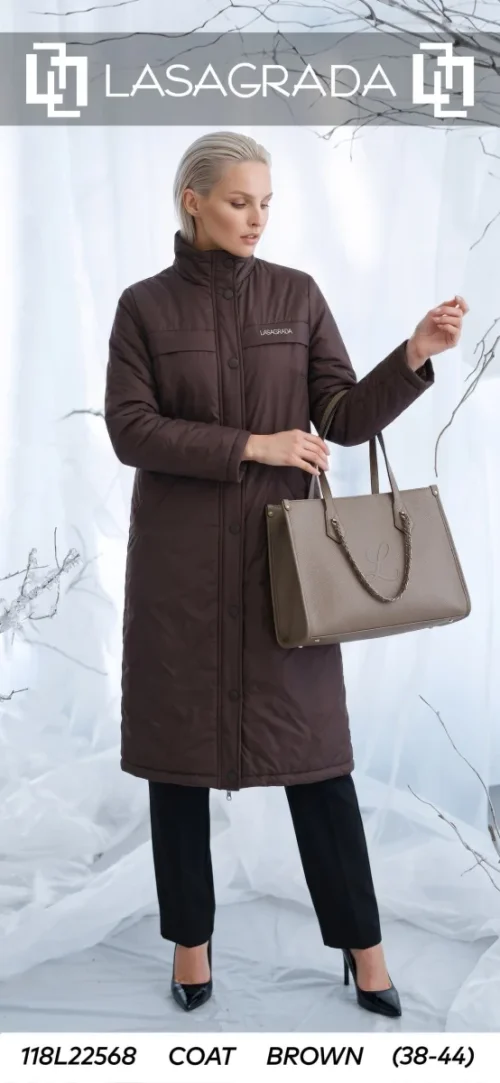 Пальто LASAGRADA (Brown, модель L22568) оптом