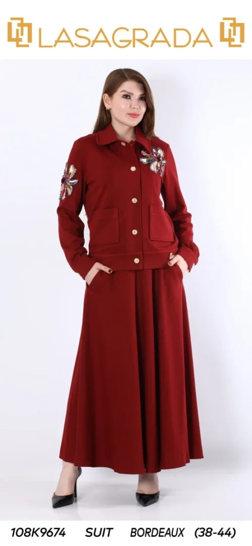 Костюмы и комплекты LASAGRADA (Burgundy, модель K9674) оптом