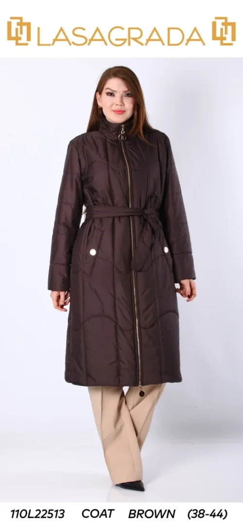Пальто LASAGRADA (Brown, модель OL22513) оптом