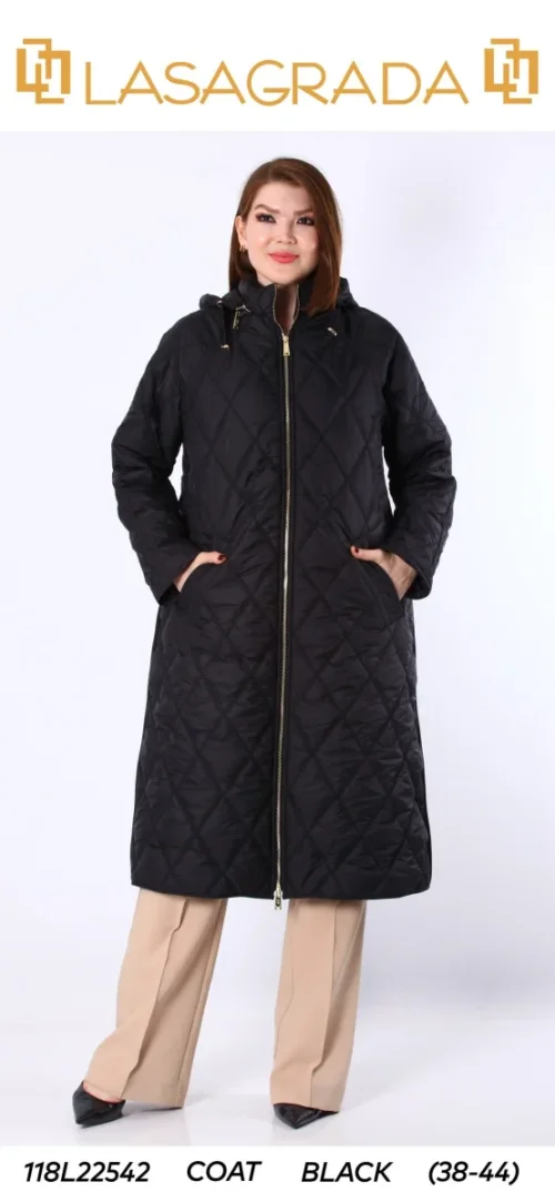 Пальто LASAGRADA (Black, модель L22542) оптом