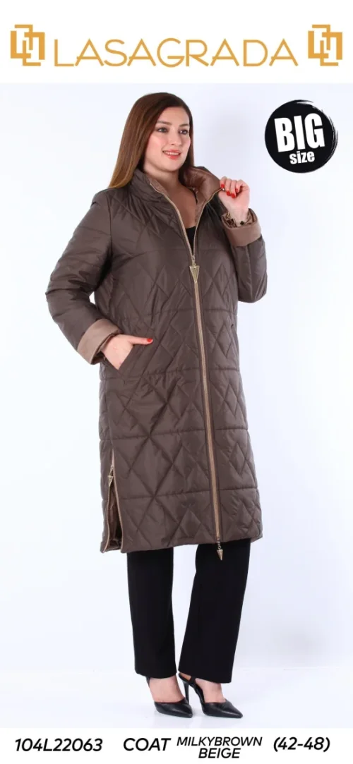 Пальто LASAGRADA (Beige, модель L22063) оптом