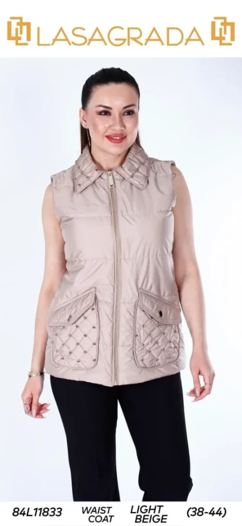 Жилет LASAGRADA (Beige, модель L11833) оптом