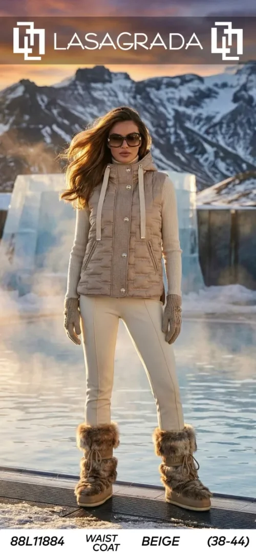 Жилет LASAGRADA (Beige, модель L11884) оптом