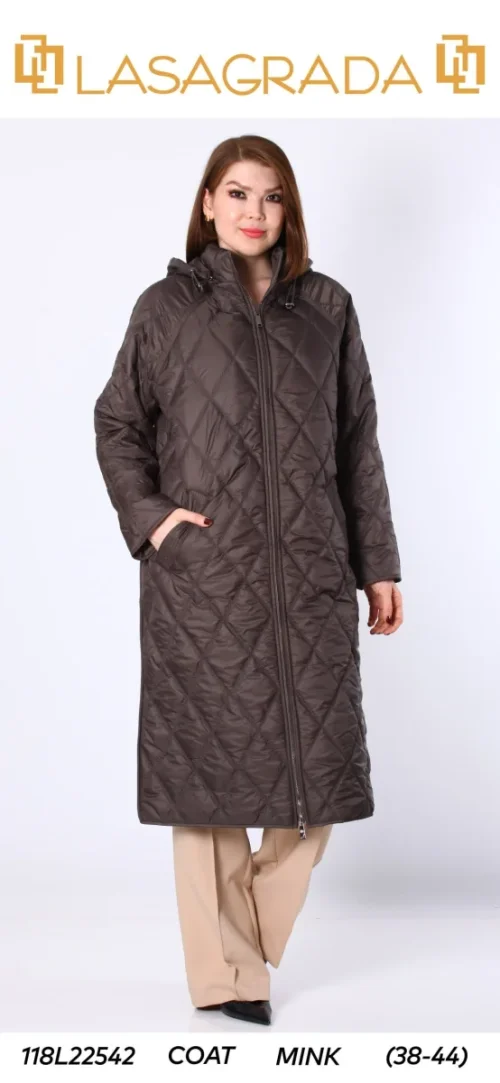 Пальто LASAGRADA (Beige, модель L22542) оптом