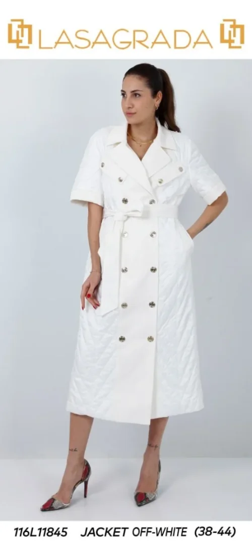 Пальто LASAGRADA (White, модель L11845) оптом