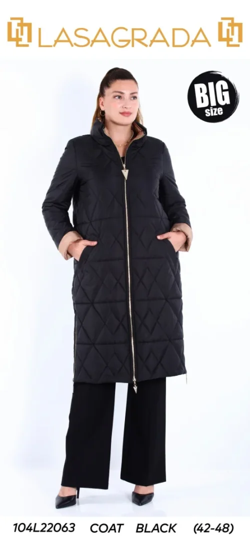 Пальто LASAGRADA (Black, модель L22063) оптом