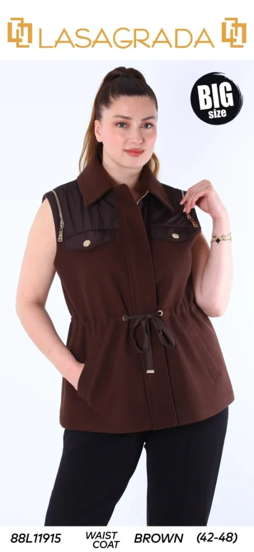 Жилет LASAGRADA (Brown, модель L11915) оптом