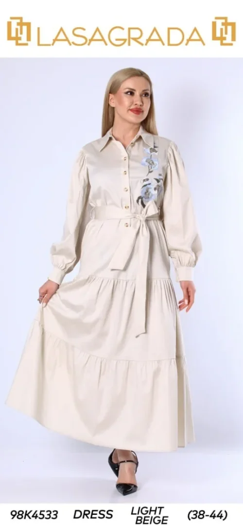 Платье LASAGRADA (Beige, модель K4533) оптом