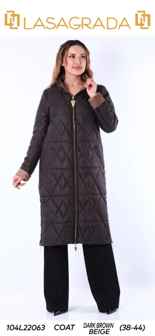Пальто LASAGRADA (Brown, модель L22063) оптом