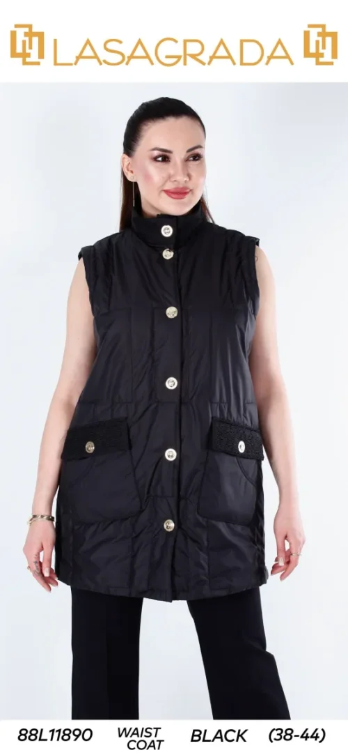 Жилет LASAGRADA (Black, модель L11890) оптом