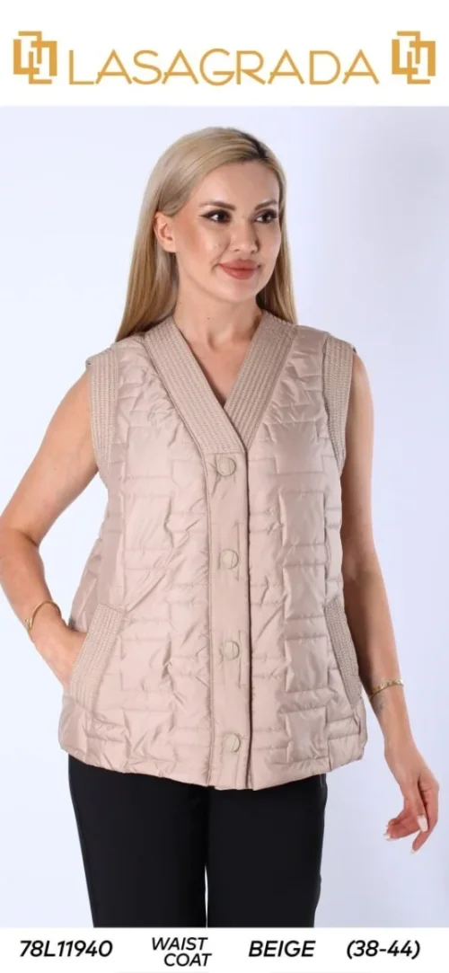Жилет LASAGRADA (Beige, модель L11940) оптом