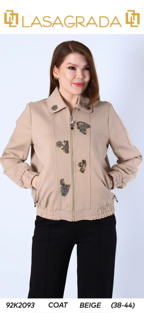 Куртка LASAGRADA (Beige, модель K2093) оптом