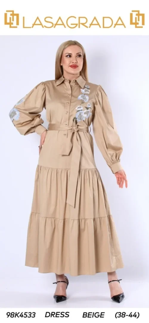 Платье LASAGRADA (Beige, модель K4533) оптом