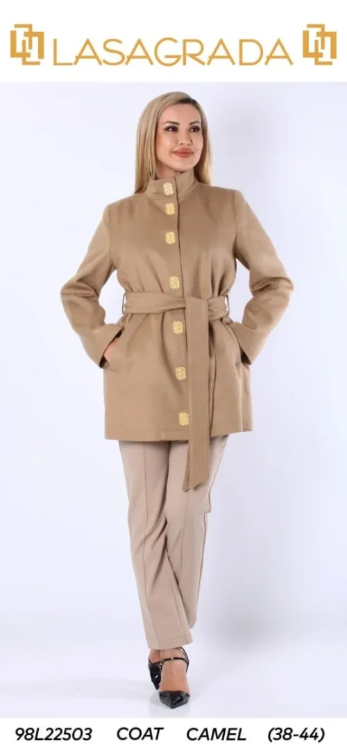 Пальто LASAGRADA (Camel, модель L22503) оптом