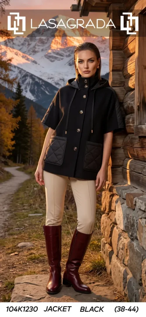 Куртка LASAGRADA (Black, модель K1230) оптом