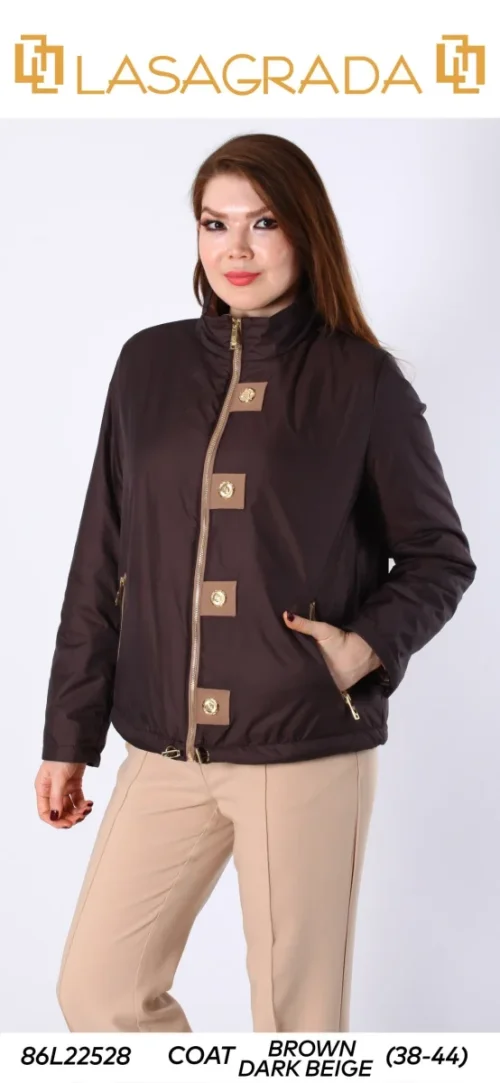 Куртка LASAGRADA (Beige, модель L22528) оптом