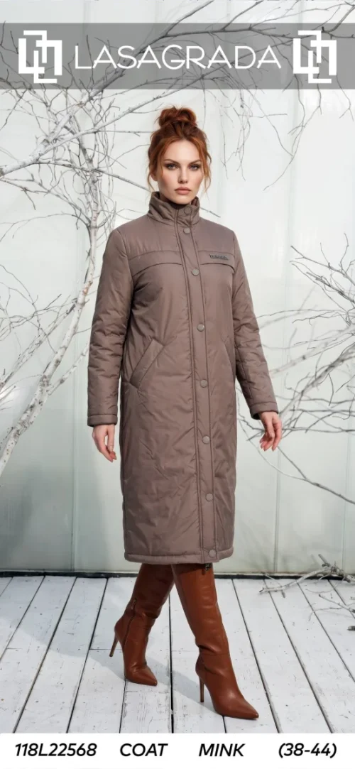 Пальто LASAGRADA (Beige, модель L22568) оптом