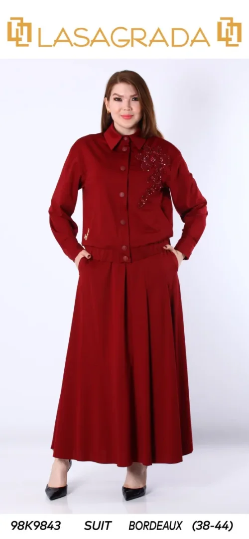 Костюмы и комплекты LASAGRADA (Burgundy, модель K9843) оптом