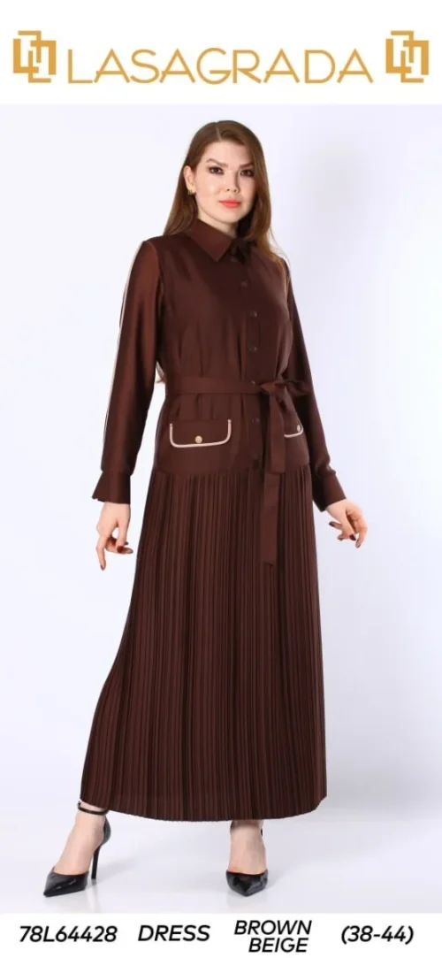 Платье LASAGRADA (Beige, модель L64428) оптом