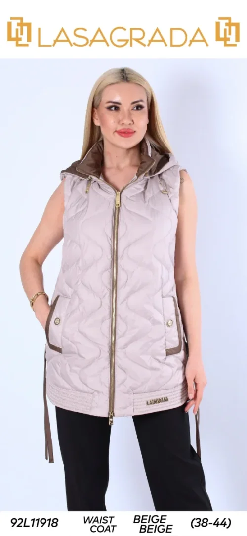 Жилет LASAGRADA (Beige, модель L11918) оптом