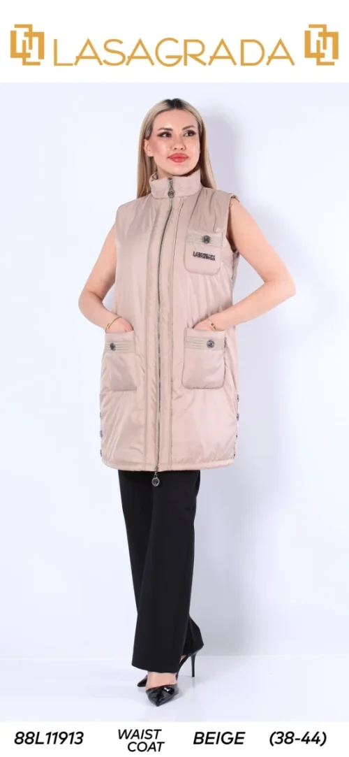 Жилет LASAGRADA (Beige, модель L11913) оптом
