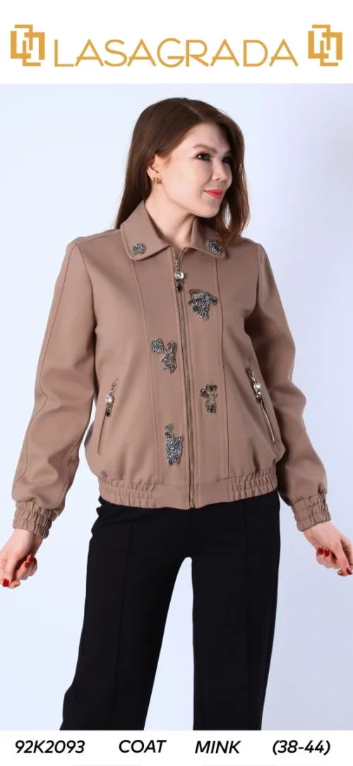 Куртка LASAGRADA (Beige, модель K2093) оптом