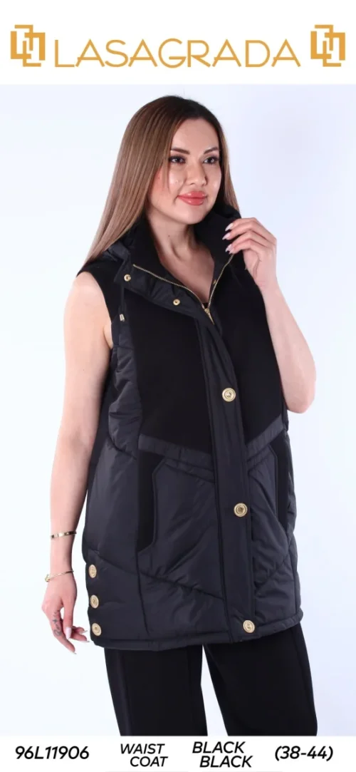 Жилет LASAGRADA (Black, модель L11906) оптом