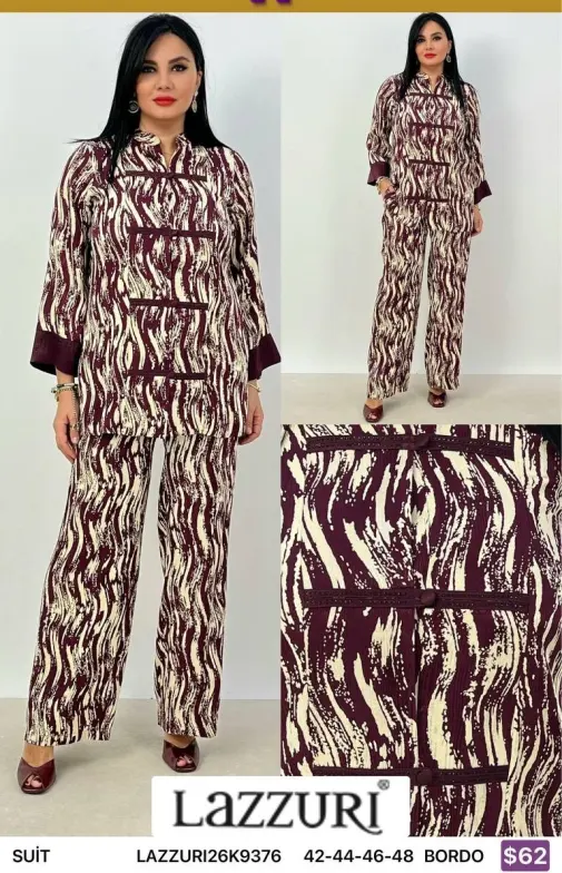 Костюмы и комплекты Lazzuri̇ (Burgundy, модель LAZZURI26K9376) оптом