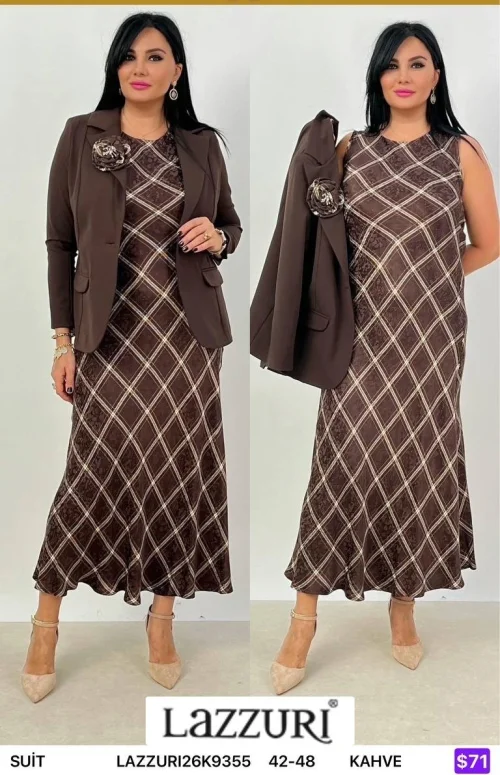 Костюмы и комплекты Lazzuri̇ (Brown, модель LAZZURI26K9355) оптом