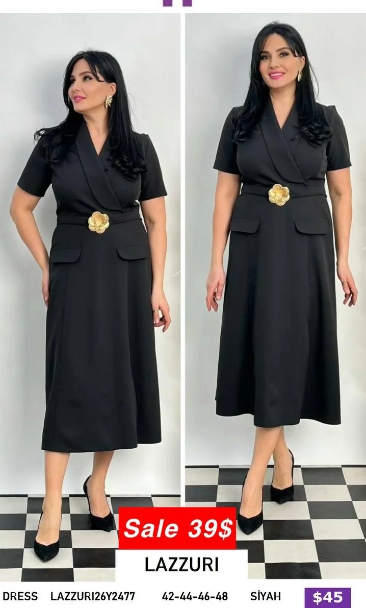Платье Lazzuri̇ (Black, модель LAZZURI26Y2477) оптом