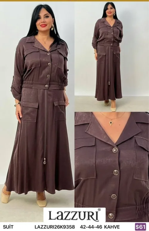 Костюмы и комплекты Lazzuri̇ (Brown, модель LAZZURI26K9358) оптом