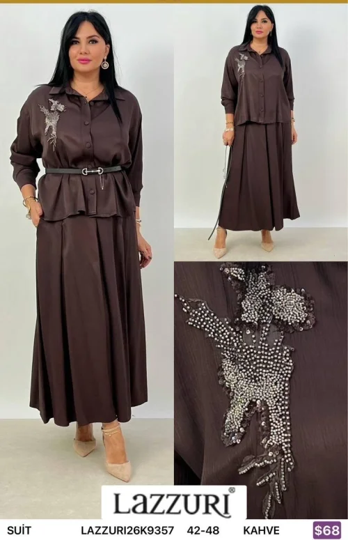 Костюмы и комплекты Lazzuri̇ (Brown, модель LAZZURI26K9357) оптом