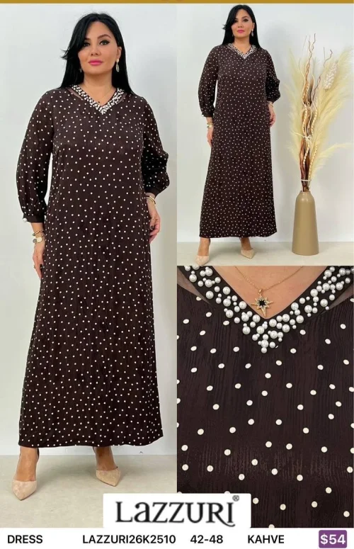 Платье Lazzuri̇ (Brown, модель LAZZURI26K2510) оптом