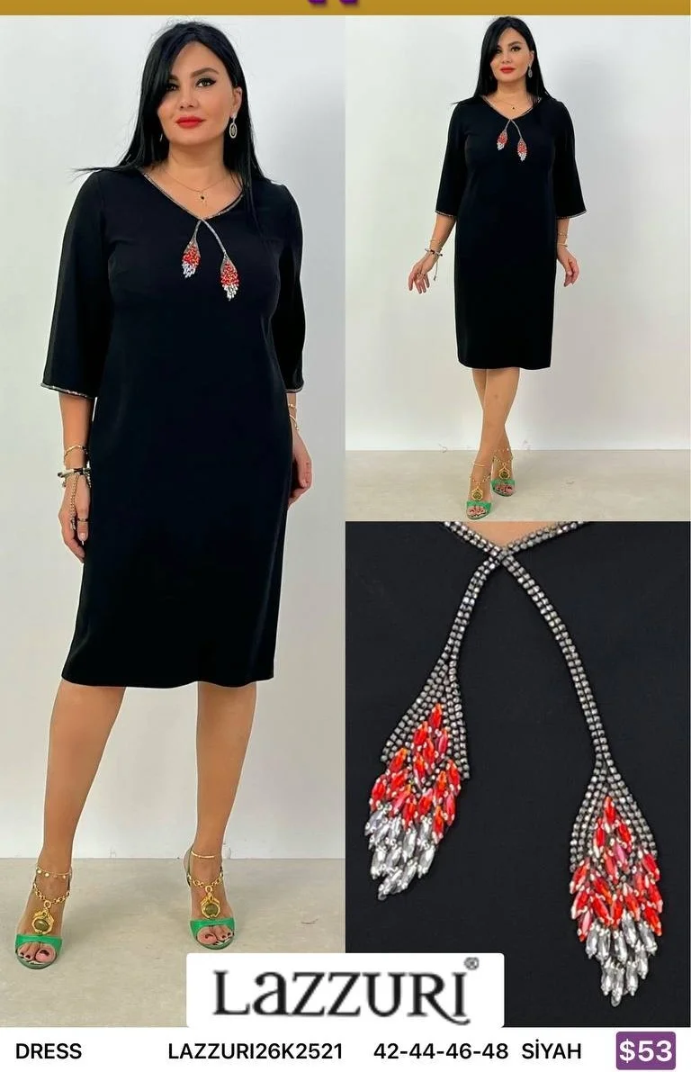 Платье Lazzuri̇ (Black, модель LAZZURI26K2521) оптом
