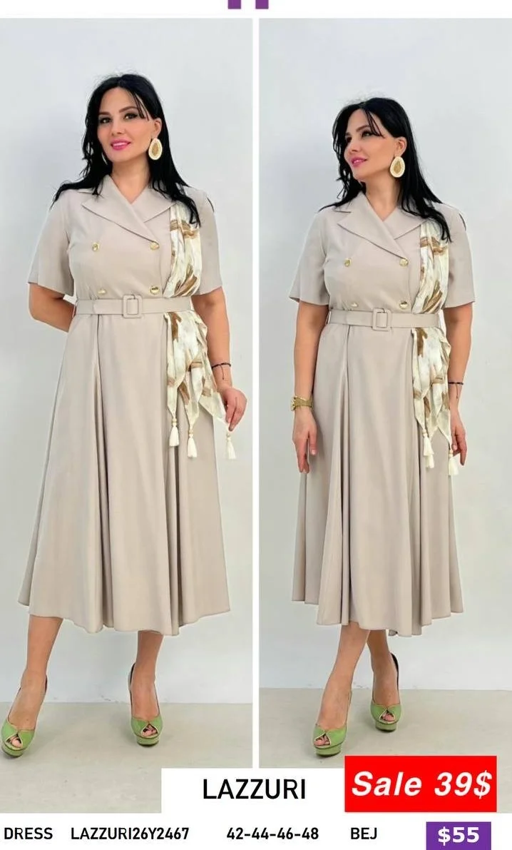 Платье Lazzuri̇ (Beige, модель LAZZURI26Y2467) оптом