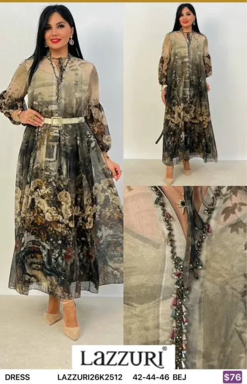 Платье Lazzuri̇ (Beige, модель LAZZURI26K2512) оптом