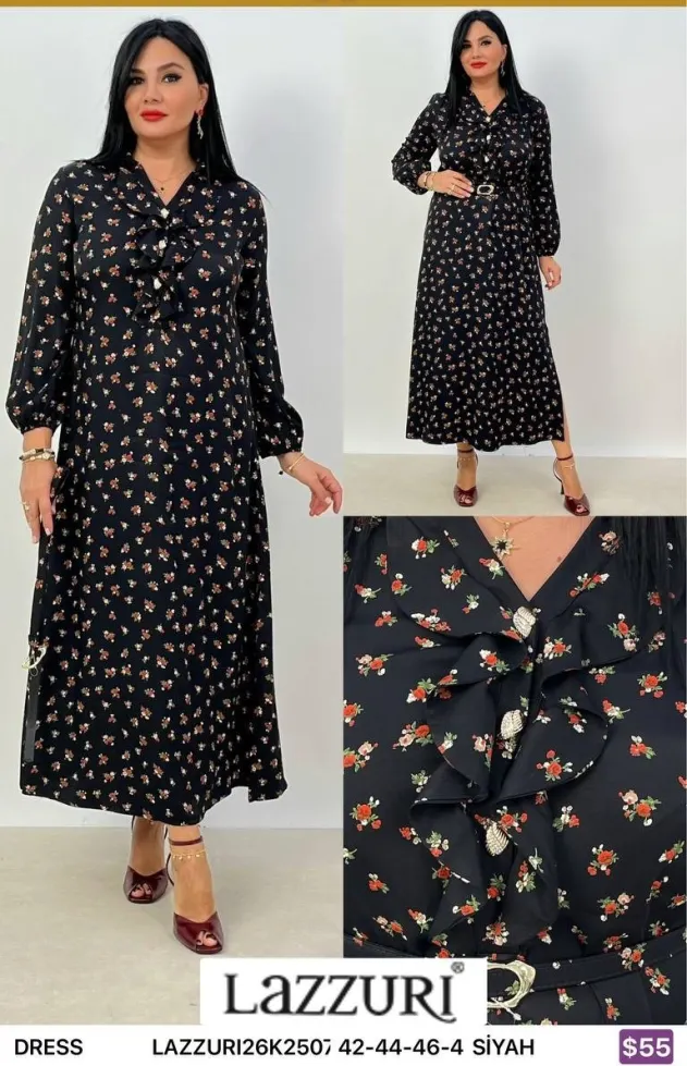 Платье Lazzuri̇ (Black, модель LAZZURI26K2507) оптом