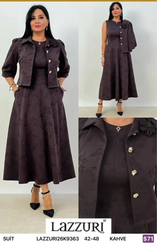 Костюмы и комплекты Lazzuri̇ (Brown, модель LAZZURI26K9363) оптом
