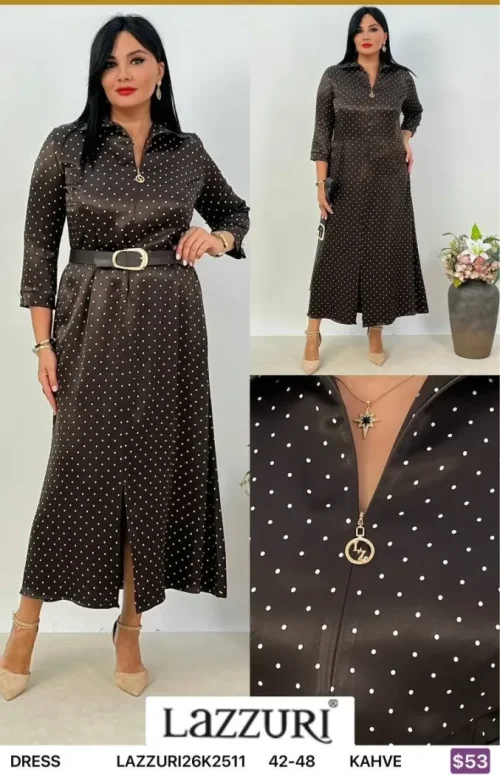 Платье Lazzuri̇ (Brown, модель LAZZURI26K2511) оптом