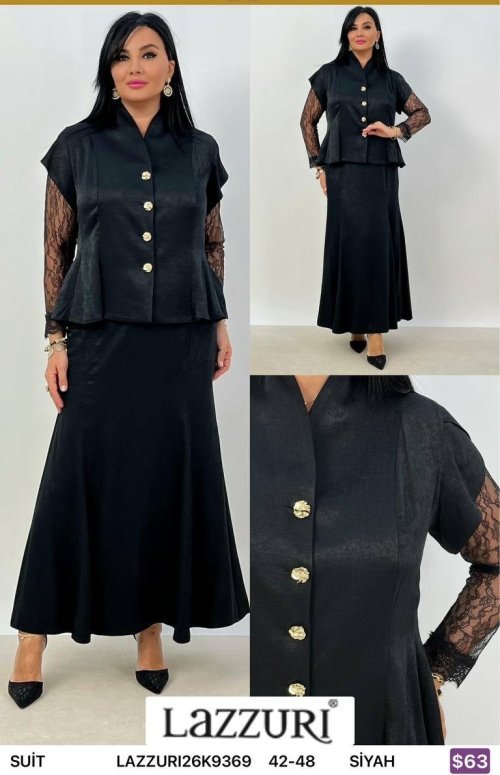 Костюмы и комплекты Lazzuri̇ (Black, модель LAZZURI26K9369) оптом