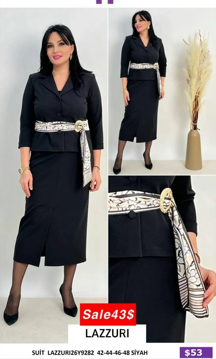 Костюмы и комплекты Lazzuri̇ (Black, модель LAZZURI26Y9282) оптом