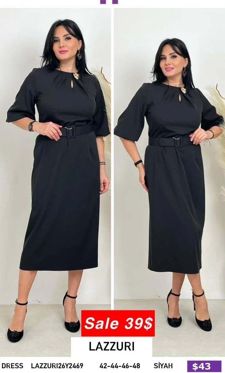 Платье Lazzuri̇ (Black, модель LAZZURI26Y2469) оптом