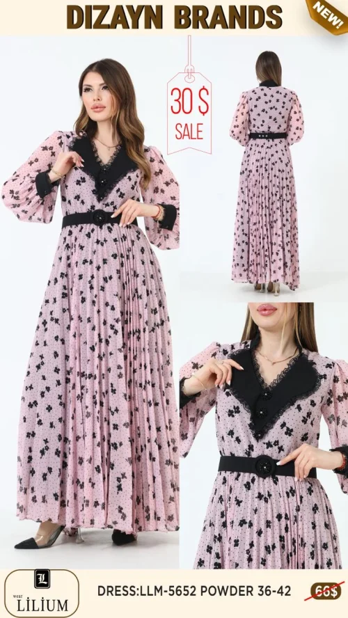 Платье Lilium (Розовый, модель LLM-5652) оптом