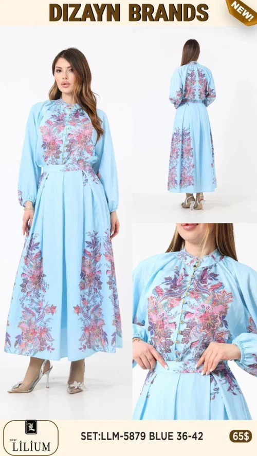 Комплект Lilium (Синий, модель LLM-5879) оптом